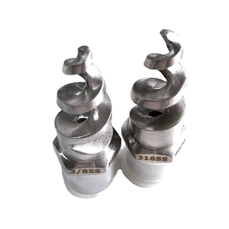 KMECO High quality Stainless steel  cooling HHSJ Full Jet cone spiral Spray nozzle