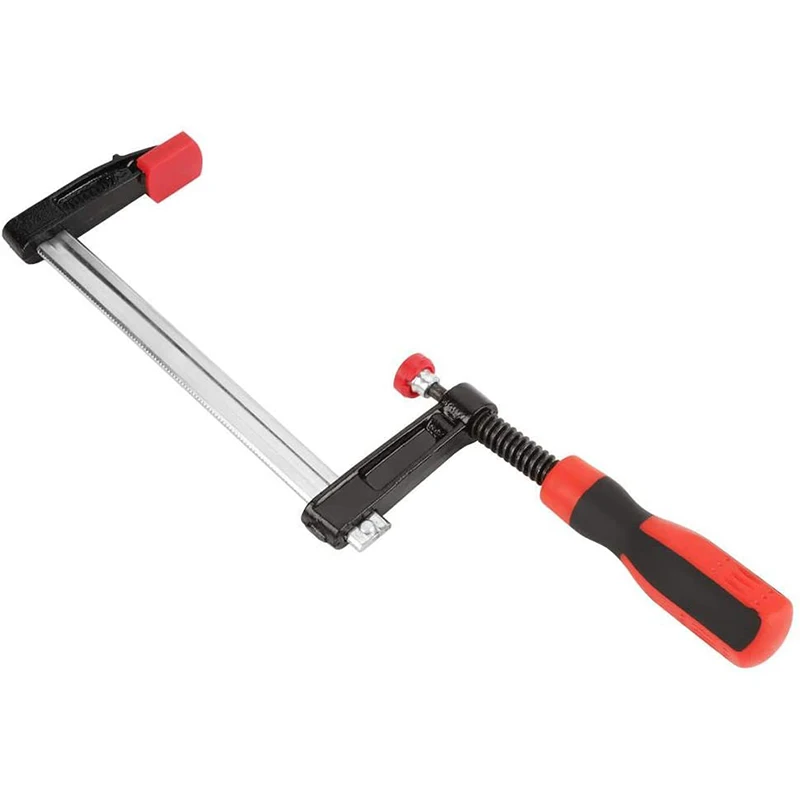 Hot selling  F Wood Pipe Clamps  Heavy Duty Woodworking F Clamp with Fast Action Sliding and Solid Rubber Grip Handle