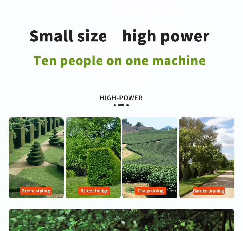 Professional Double Blade Garden Cordless Electric Hedge
