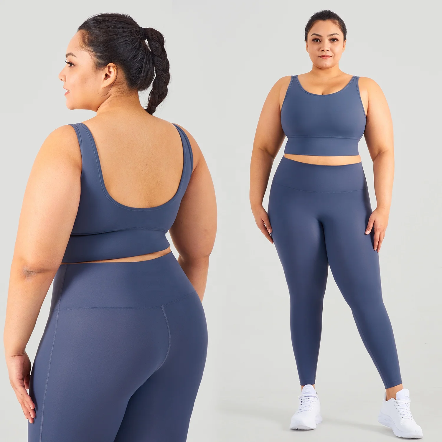 Hot Selling Plus Size Gym Fitness Sets Women Yoga Sexy High Impact Sport Wear