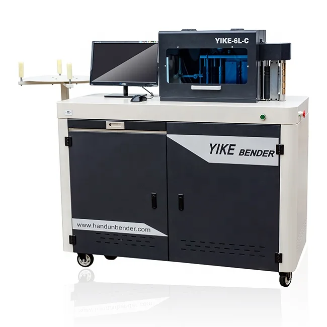 Алюминиевая машина для сгибания букв YIKE, 3D машина для сгибания букв, полностью автоматическая