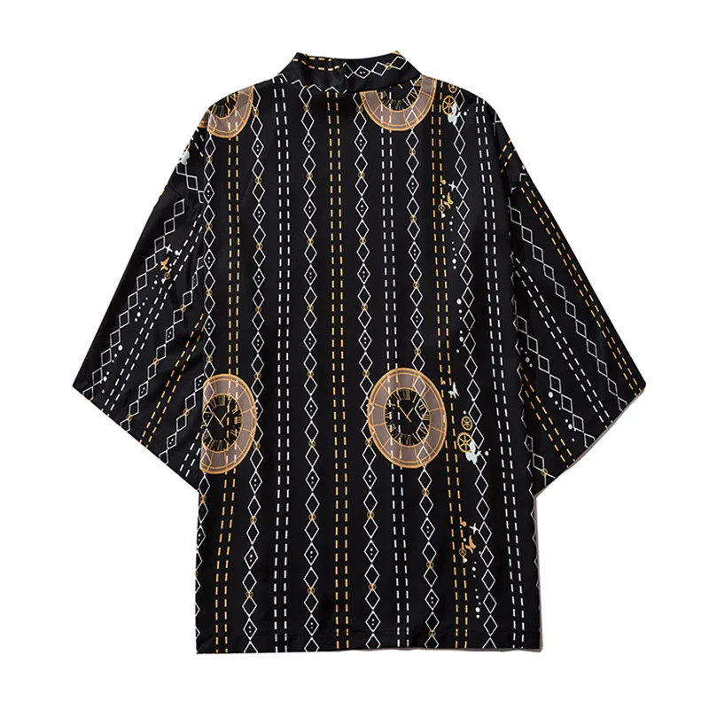 Kimono Japanese Oriental Cardigan Beauty Japanese Style Samurai Clothing Asian Style Printed Quality Daily Japan Street Wear