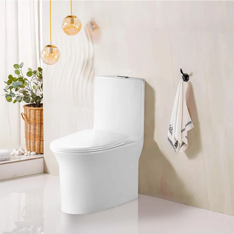 Cheap Sanitary Ware Bathroom Ceramic Wc Toilet Set Washdown One Piece Toilet Water 250mm  Closet
