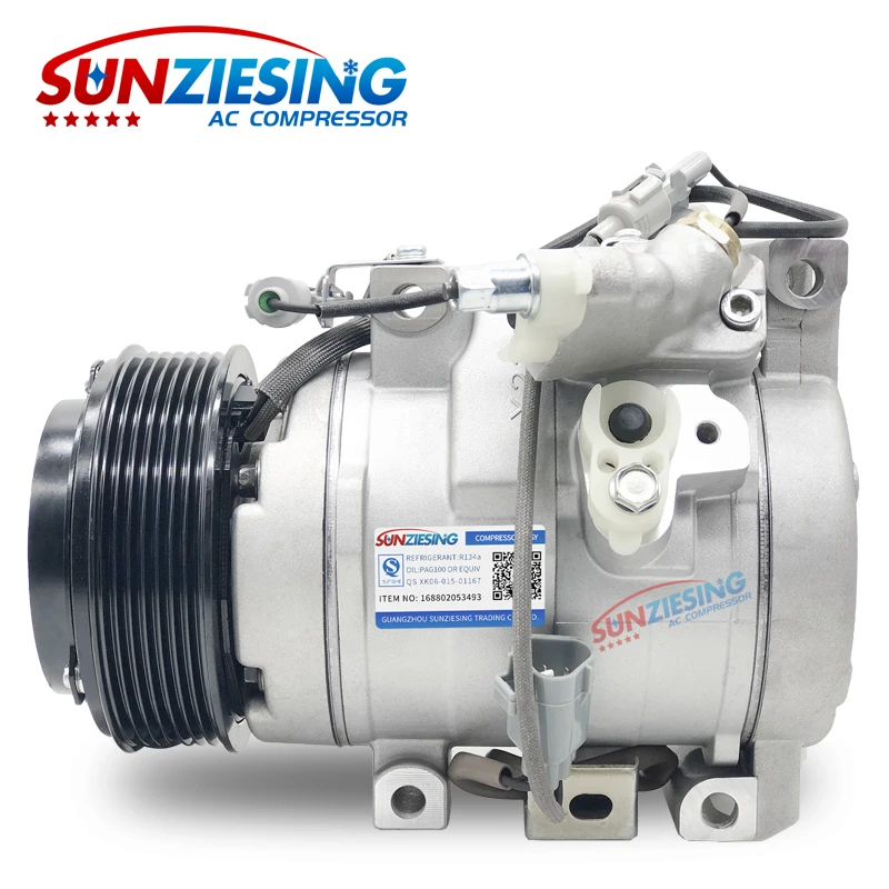 Suitable for Toyota prado 4000 2700 TRJ120 2002 OME 88320-6A150 664454949 10S17C 100mm 7PK 12V Air compressor