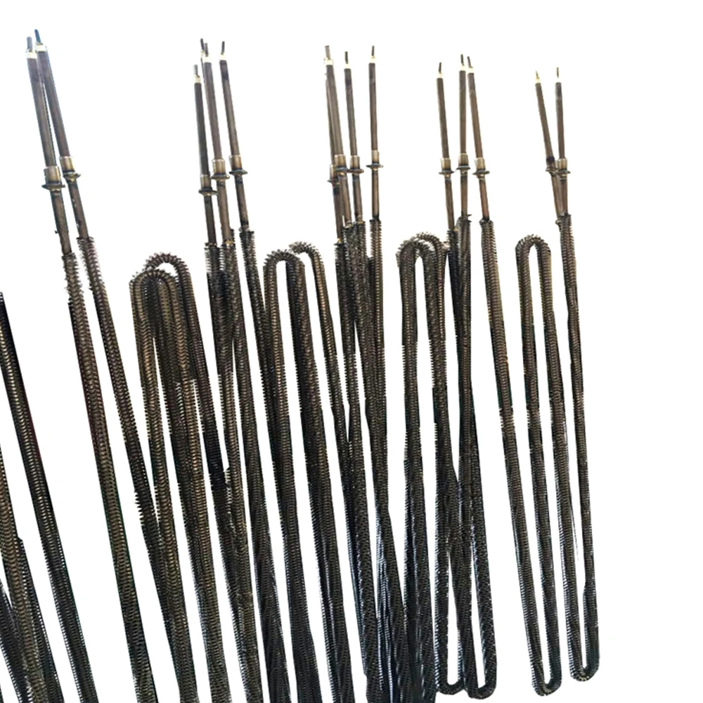 
Customized tubular heater finned heating elements ribbed elements manufacturer 