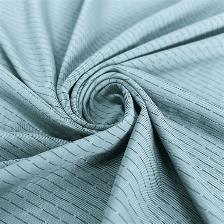 Jacquard cool max soft stretch fabric activewear sportswear 87% nylon 13% elastane