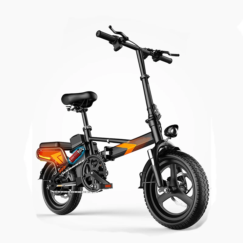 Portable Cheap Price Electric Bicycle Mini 14 Inch Folding E-bike 48v 350w Small Electric Scooters Bike Foldable