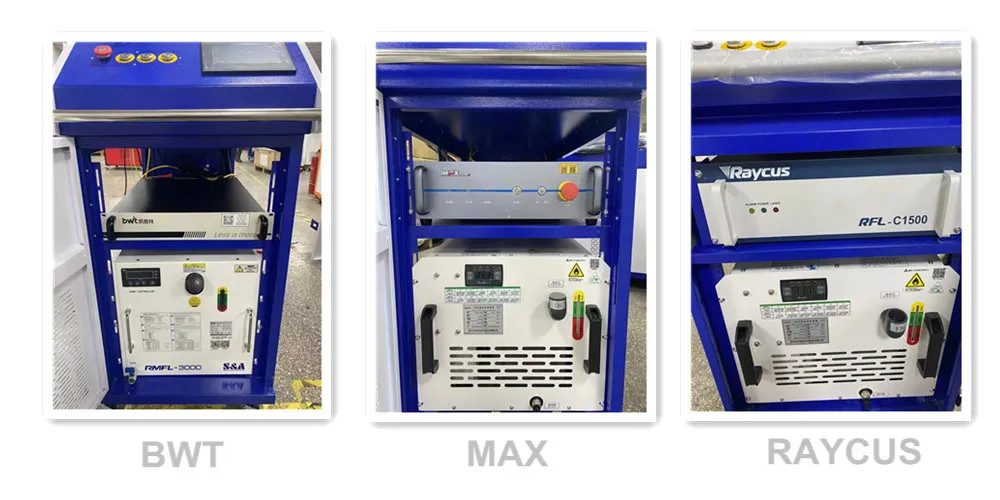 Industrial 1500W Pulsed Continuous Surface Cnc Iron Clean Automatic Rusty Raycus Handheld Remo Laser Cleaning Machine