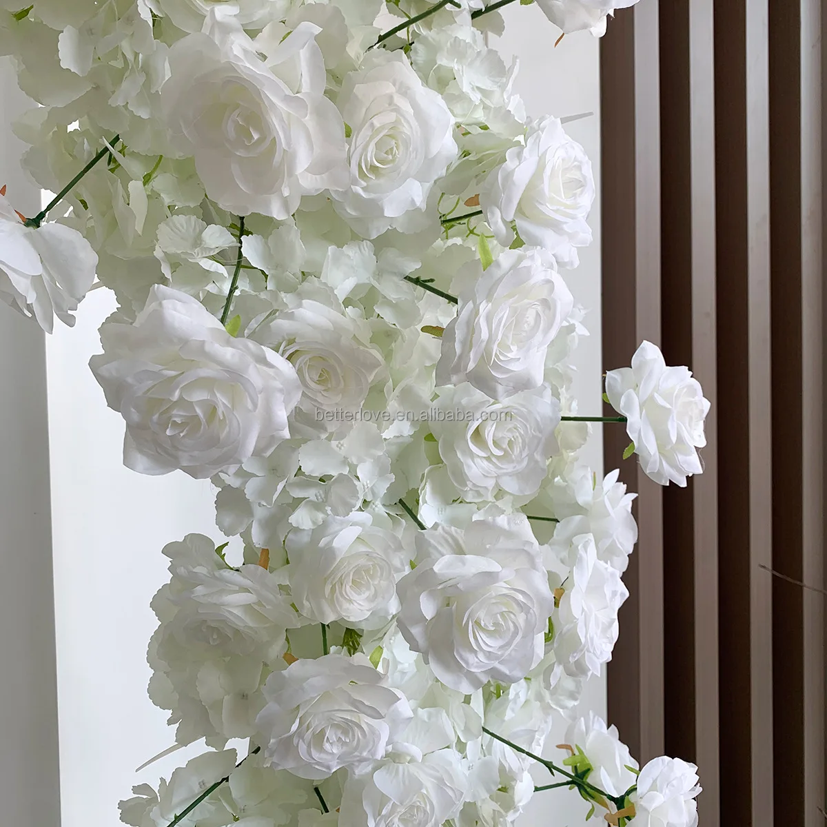 2*2m Forest Wedding Green Plant Rose Arch Artificial Hydrangea Rose Flower Door Fake Arch for Lawn Wedding Layout Decorations
