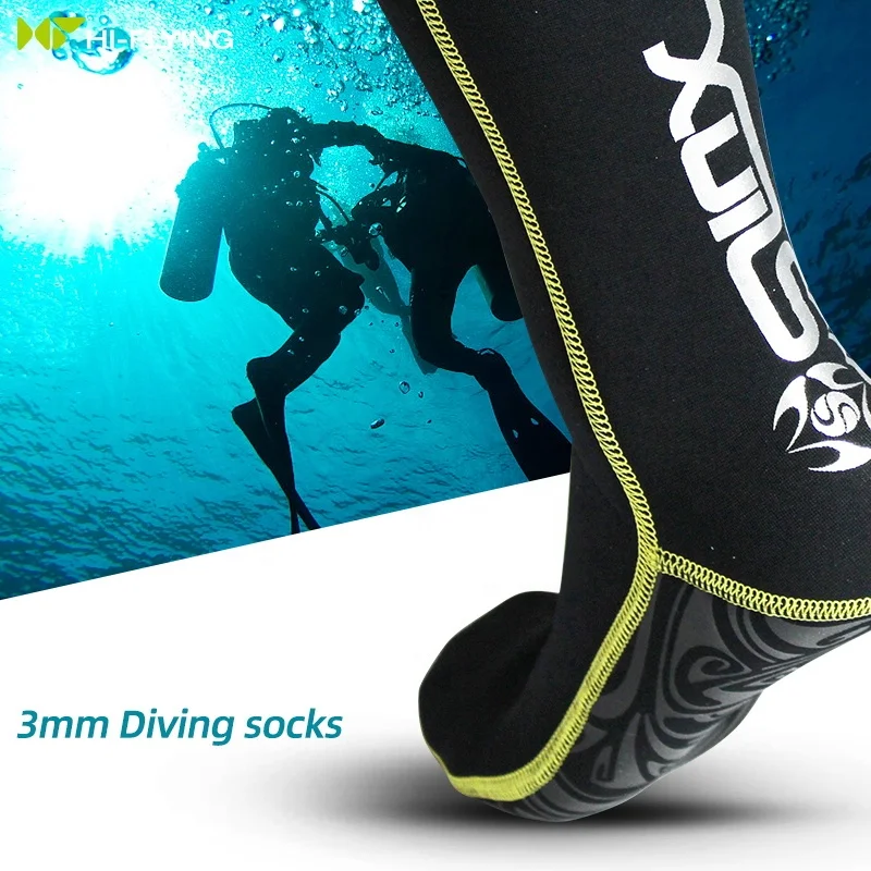 Water sports equipment swimming 3mm neoprene diving socks wetsuit socks flexible diving socks