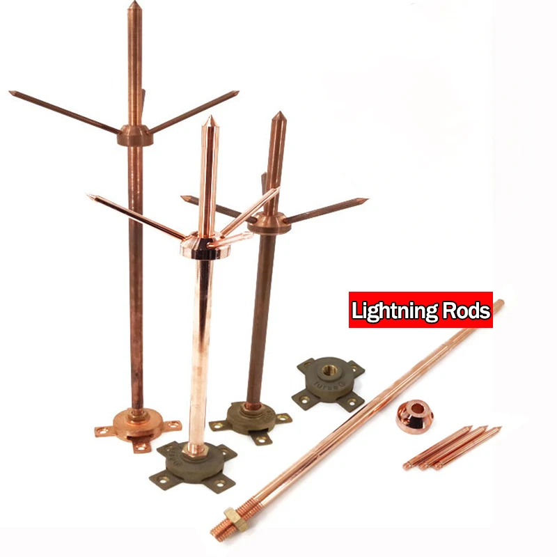 High Voltage Quality Assurance lightning Conductor Grounding Lightning Protection Lightning Rod for Building