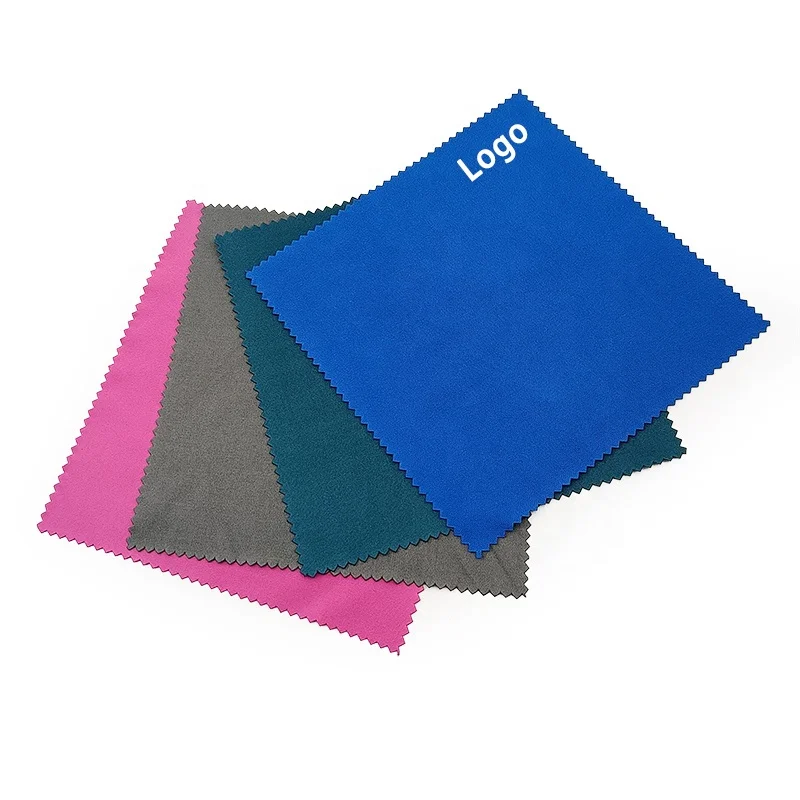Роскошная Высококачественная мягкая ткань из микрофибры с индивидуальным логотипом 220 г, 15*15 см, ткань для очистки очков