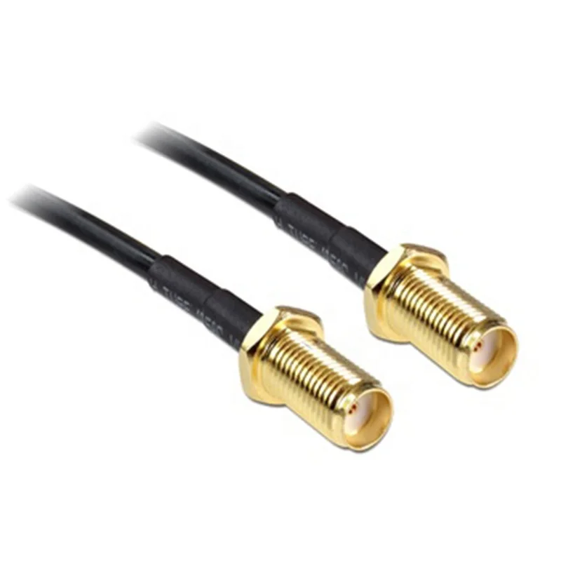 Factory Price 2 m SMA Jack Female to SMA Jack Female Connector LMR195 Coax Cable