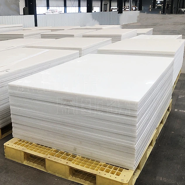 Customized high density polyethylene competitive price anti-wear environmental protection plate white sheet uhmwpe sheet