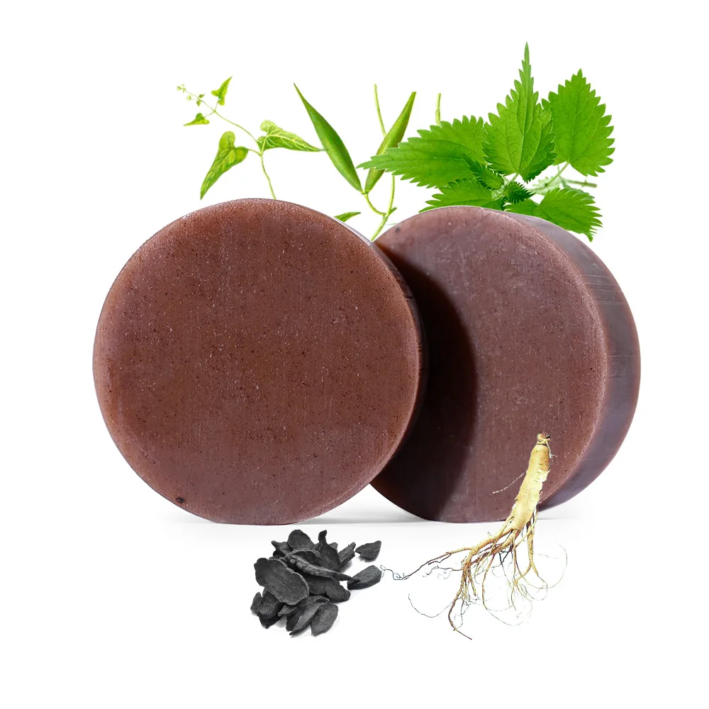 Производитель Polygonum Multiflorum восстанавливает поврежденные волосы Блестящий Шампунь OEM под заказ предотвращает выпадение волос мыло бар