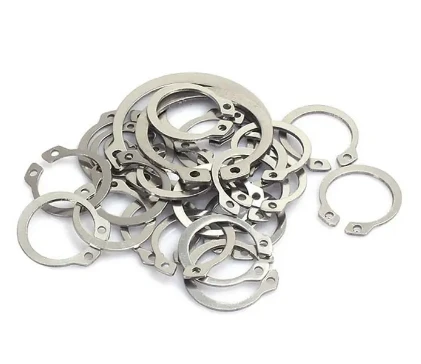 factory wholesale blue white zinc plated carbon steel ss DIN471 External circlips GB894 Normal Type Retaining rings for shafts