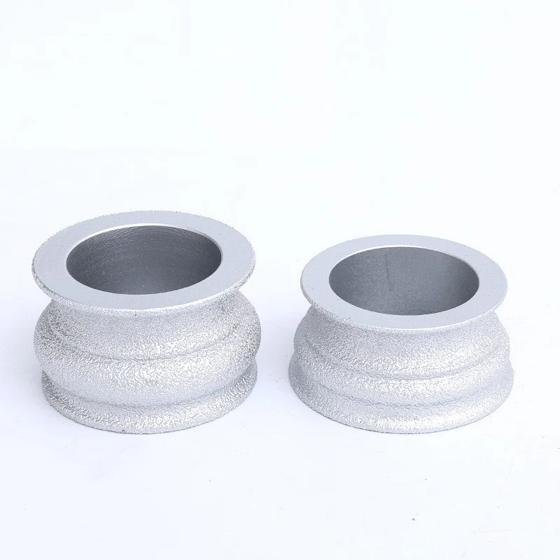 Double Row Abrasive Segment Porcelain Stainless Steel Stone Angle Diamond vacuum brazing Grinding Wheel