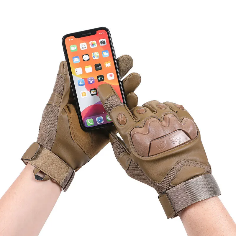 High Quality Polyester Motorcycle  Wind-Proof and Wear-Resistant Protective Work Gloves for Winter Riding tactical equipment