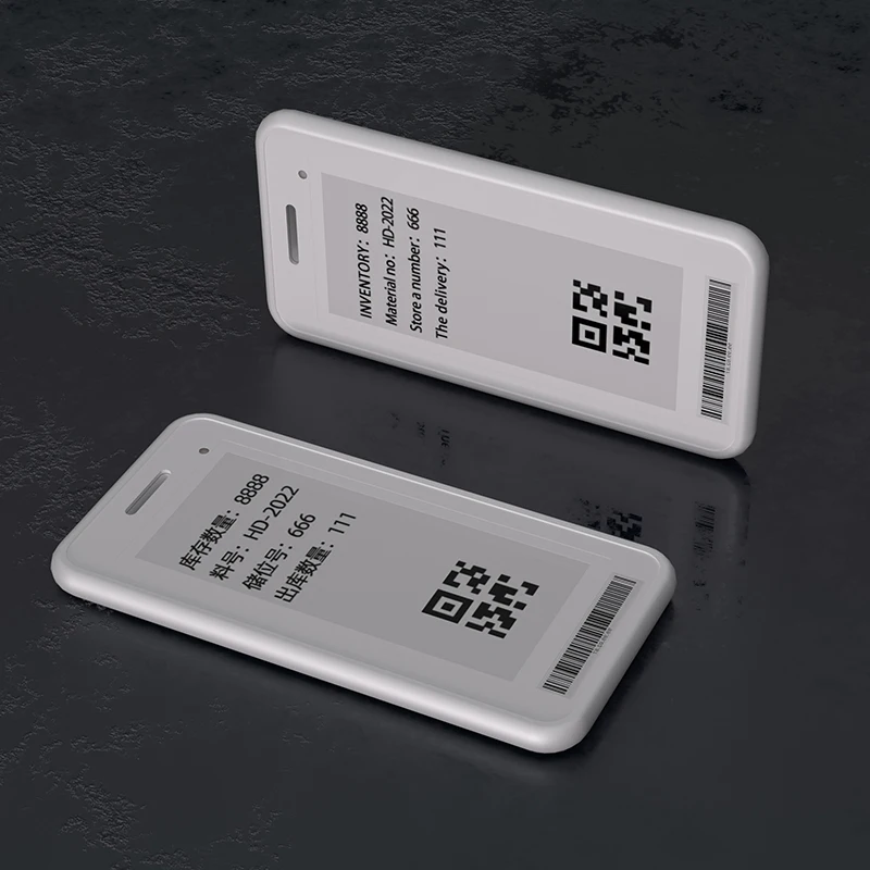 Ультратонкая цифровая ценовая этикетка PICKSMART NFC ESL, 2,9 дюйма, Электронная этикетка на полку для супермаркетов, складов