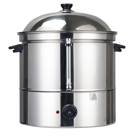 304 Stainless Steel Steamer Basket Commercial 48L Electric Sweet Corn Food Warmer Portable Multi-Purpose Hotel Use Electric Food