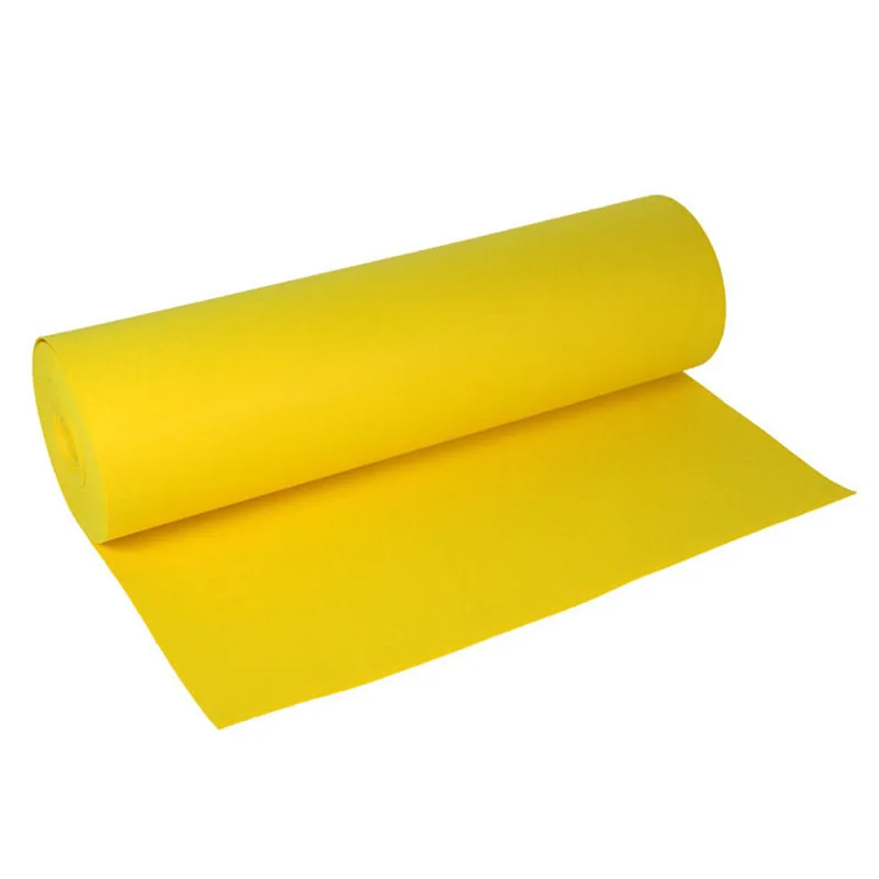 Высококачественный красочный полиэстер мягкий войлок толщиной 1-5 мм нетканый