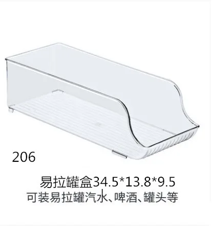 Container Clear Plastic Food Storage Product Freezer Organizer Bins