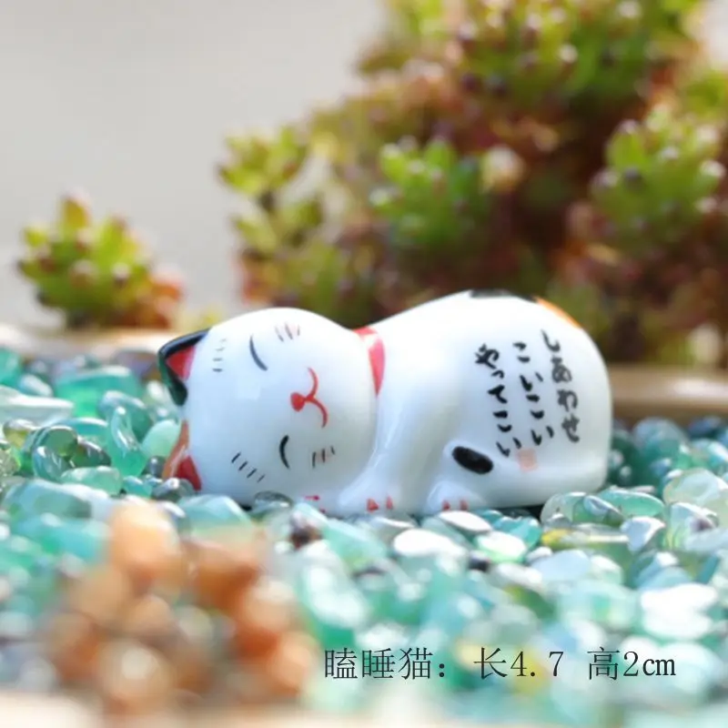 Lucky cat chopstick rest Japanese ceramic chopstick holder hotel storage restaurant desktop decorative supplies