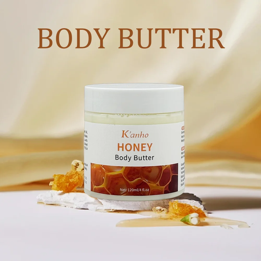 Wholesale Private Label Organic Honey Body Butter Shea Butter Lotion Shave Cream Butter