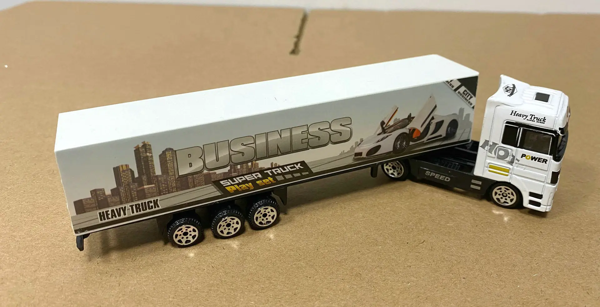 1:64 transportation truck metal model container truck toy