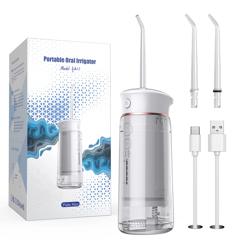 Powers Floss Factory Directly Sale Cordless Portable Oral Water Irrigator Electric Dental Water Flosser With LED display
