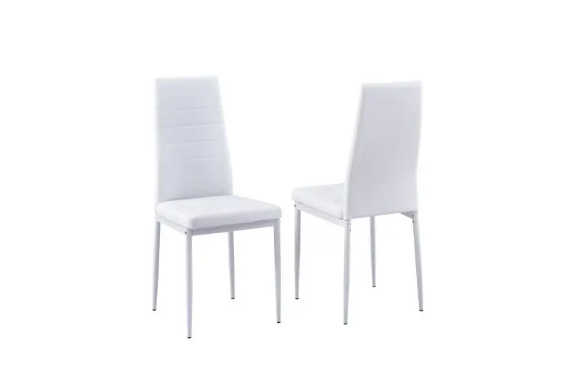 Minimalist Luxury White High Gloss 5 PCS Dining Table And Chair Set 1 Table 4 Chair White Modern High Gloss Dining Furniture