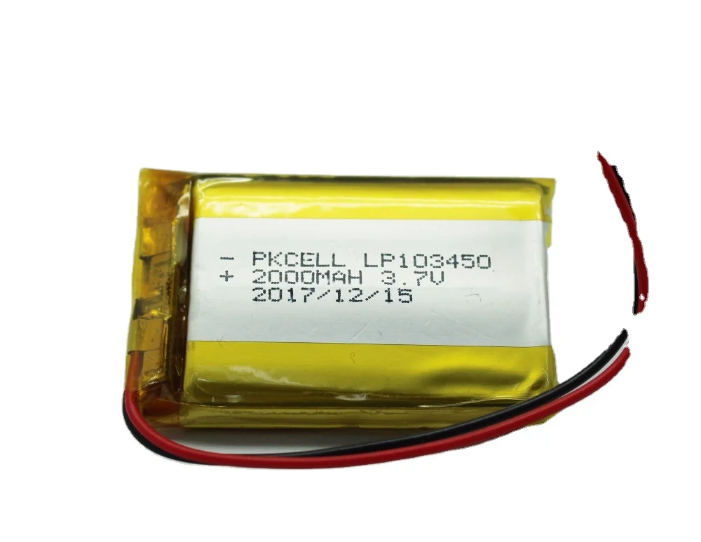 Pknergy Lithium Polymer Batteries Factory OEM Long Cycle Life 3.7v 103450 Li-polymer Rechargeable Battery with CB