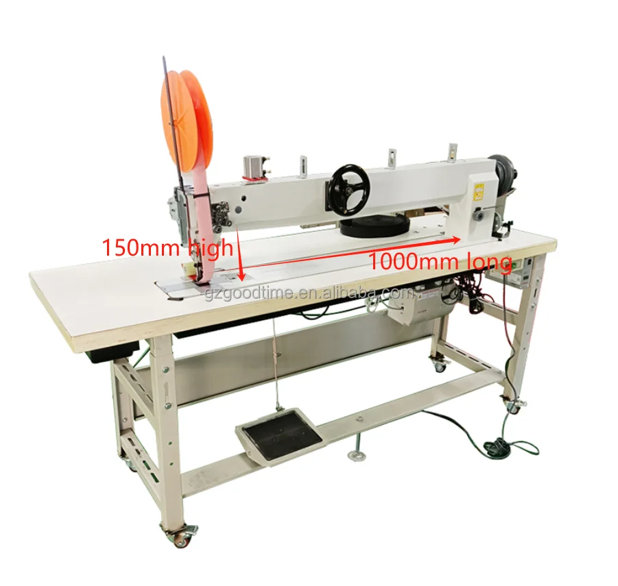 6620 Extended triple feeding synchronous double needle sewing machine for sofa luggage seat cushion tents swimming pool cover