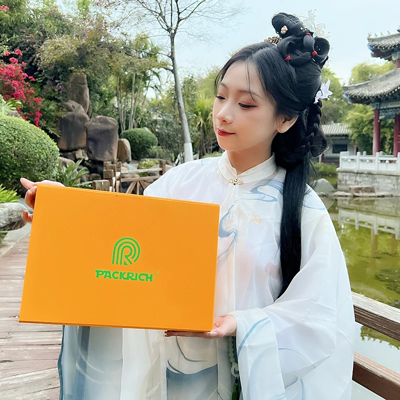 Luxury Drawer Recycle Kraft Corrugated Custom Logo Print Decoration Folding Gift Paper Box