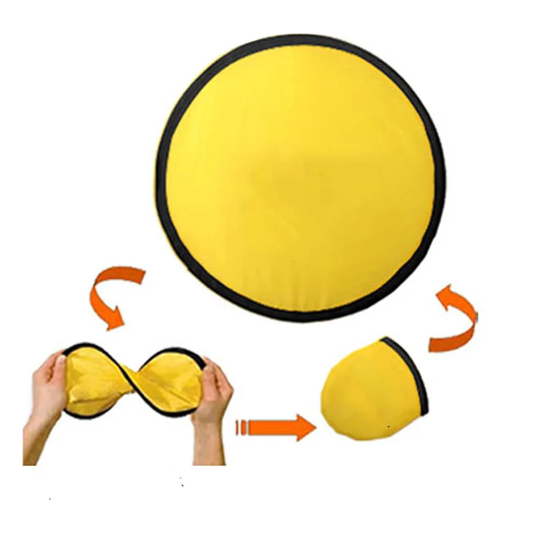 
Customized nylon folding Flying Disc with pouch,fold up Flying Disc 