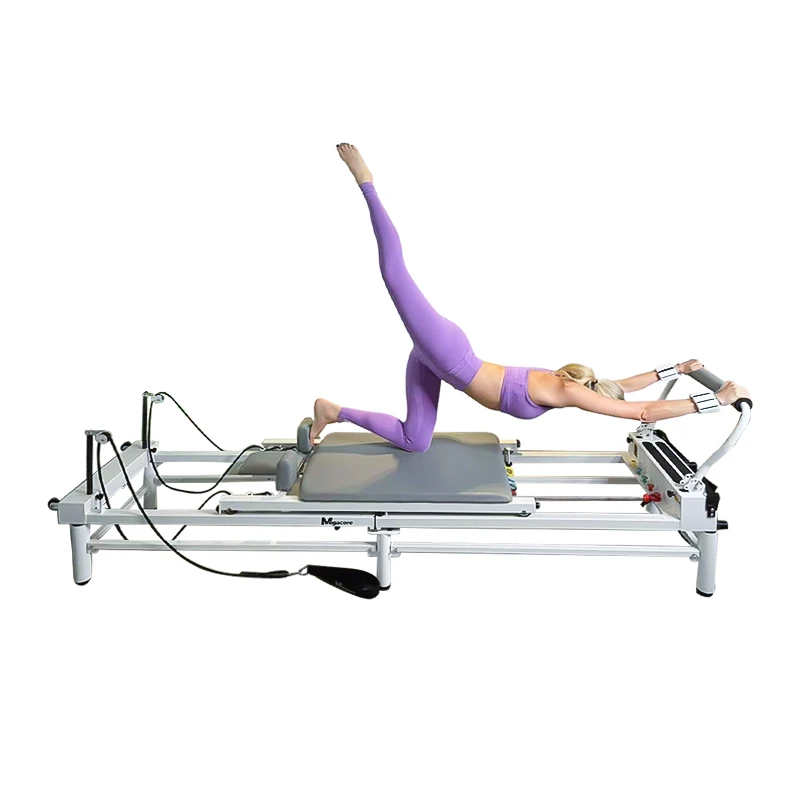 Megacore Factory Direct Foldable Pilates Reformer Gym Equipment Home Body Balance Aluminum Portable Pilates Reformer Machine
