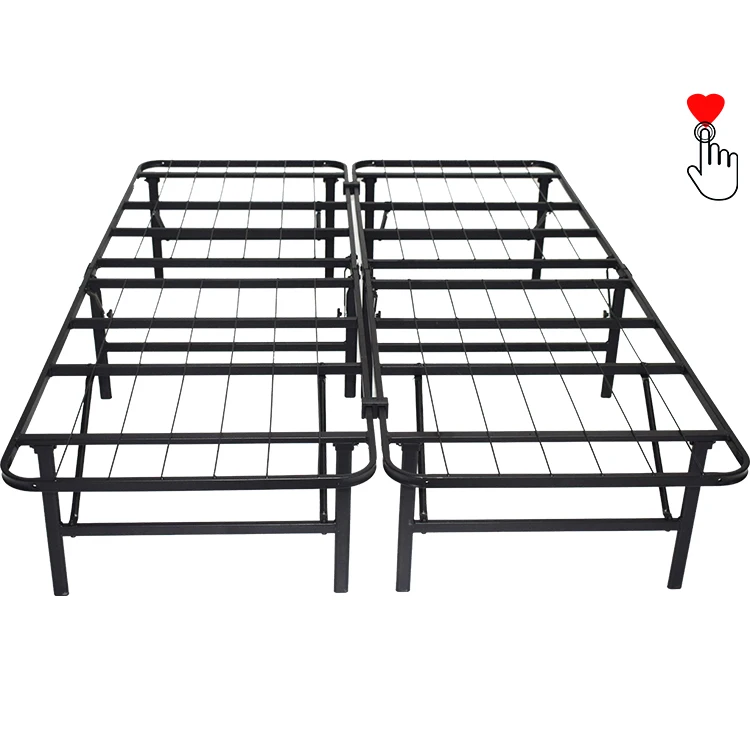 2020 Top online buy double frame black wrought iron bed