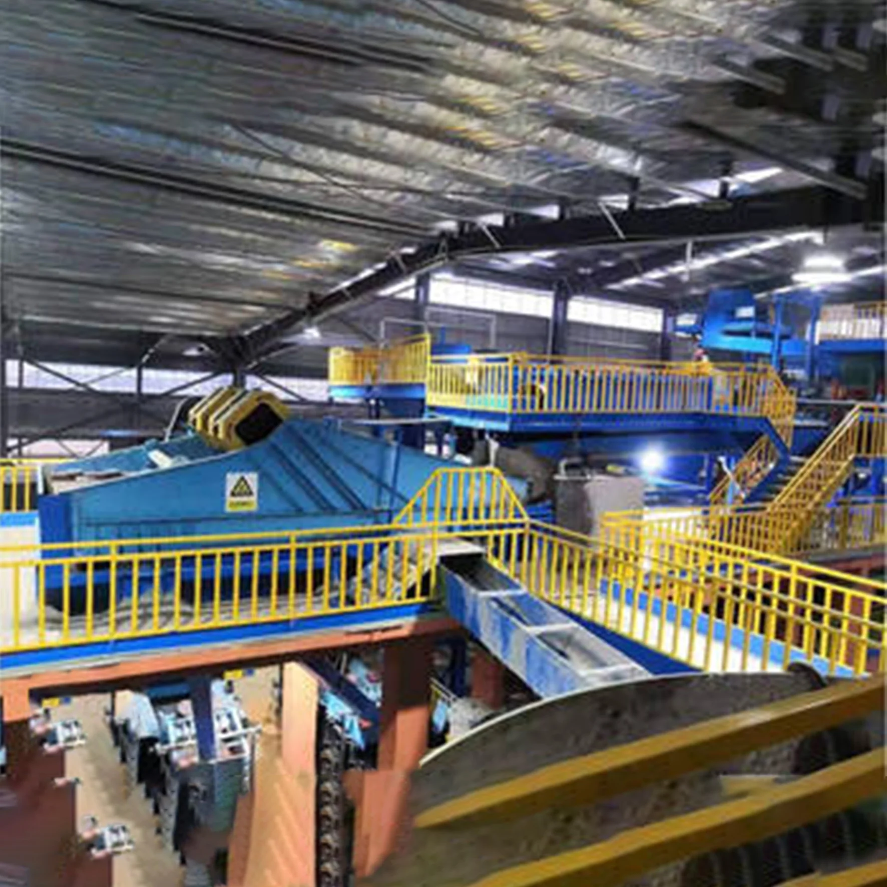 Горнодобывающая техника песок Вибрационный сепаратор горный экран