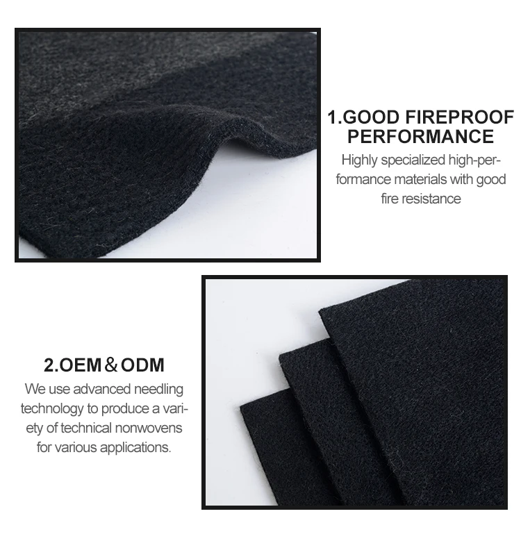 Heat resistance Oxidized Polyacrylonitrile ((oxy-PAN) heat resistant needle Felt Mat