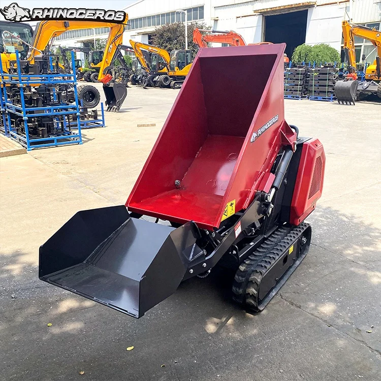 Truck dumper of XN800 self loading dumper Rhinoceros 800kgs mini rubber small dumper new used