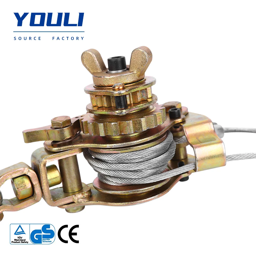 Factory wholesale Hot Sale Wire Rope Hand Rachet Puller for Electric Power Project