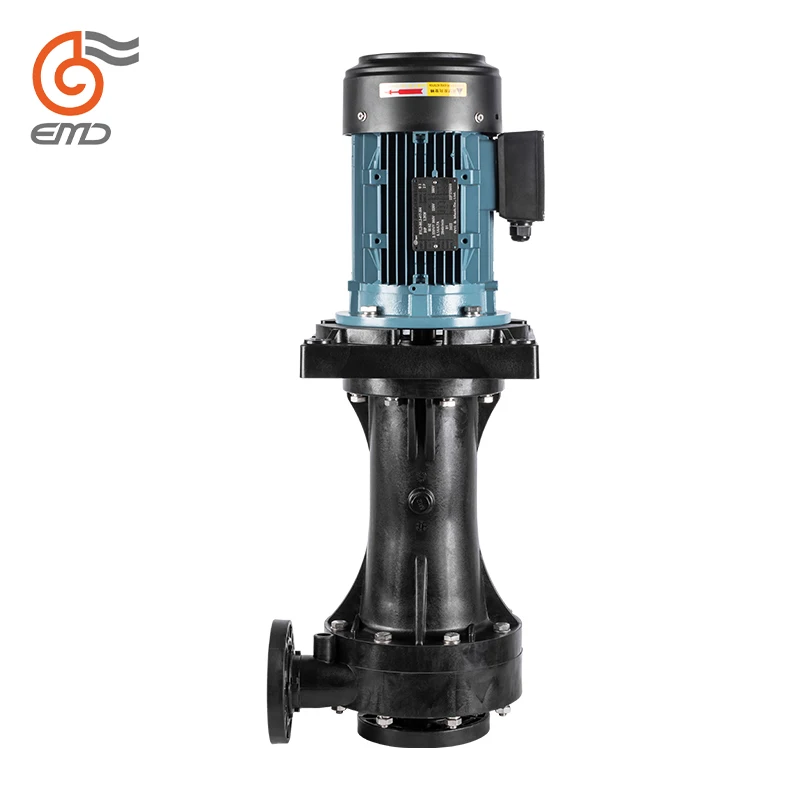 YTD series 1.5kw chemical pump corrosion resistant circulating centrifugal spray vertical pump out tank for waste gas scrubber