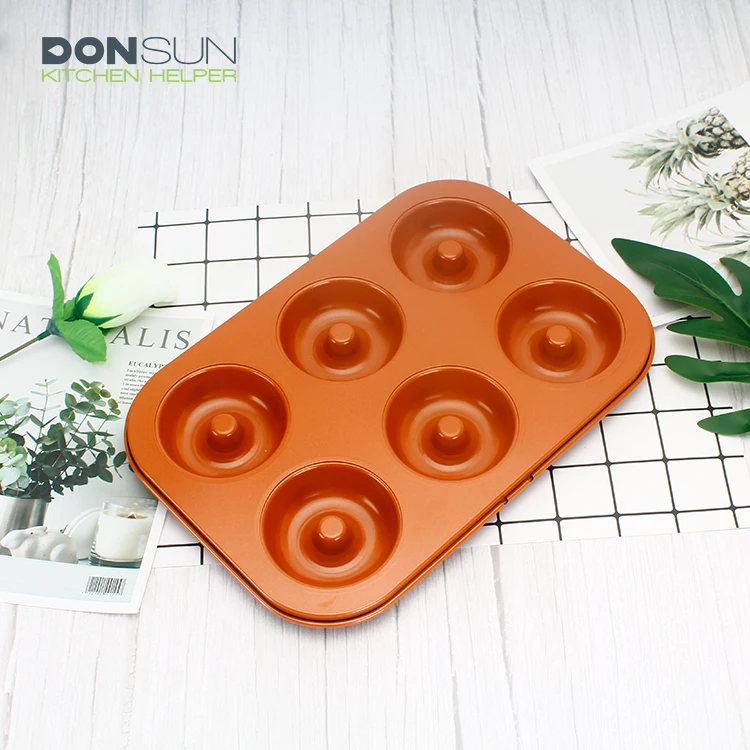 Non-Stick 6 Cup Carbon Steel  Muffin Pan