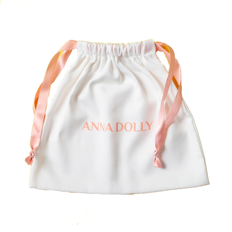 Маленькие хлопковые ювелирные изделия на шнурке, Подарочная сумка с логотипом заказчика