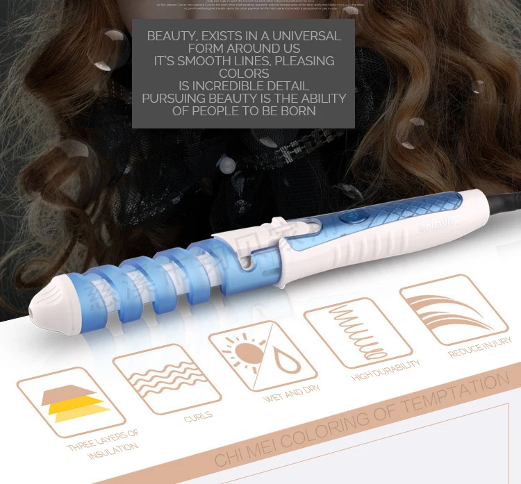 Hair Curling Curler  Easy Use Curling Iron Rollers Professional Automatic Hair Curler