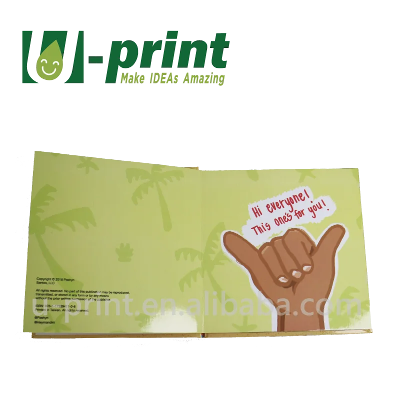 Offset Printing Service Hard Cover Children Story Books English Version Or Custom Other Version