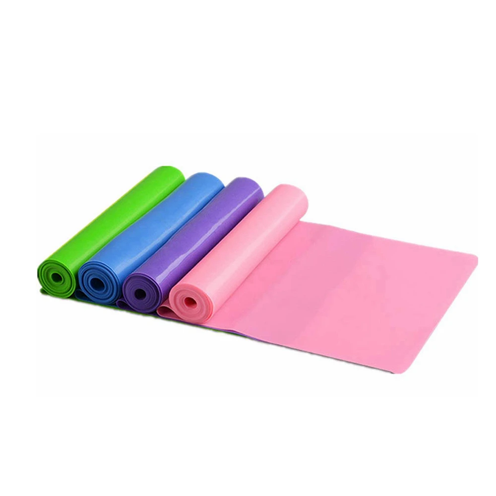 Timecreate Yoga Pilates Stretch Long Exercise Flat Resistance Bands Personalized Elastic Bands