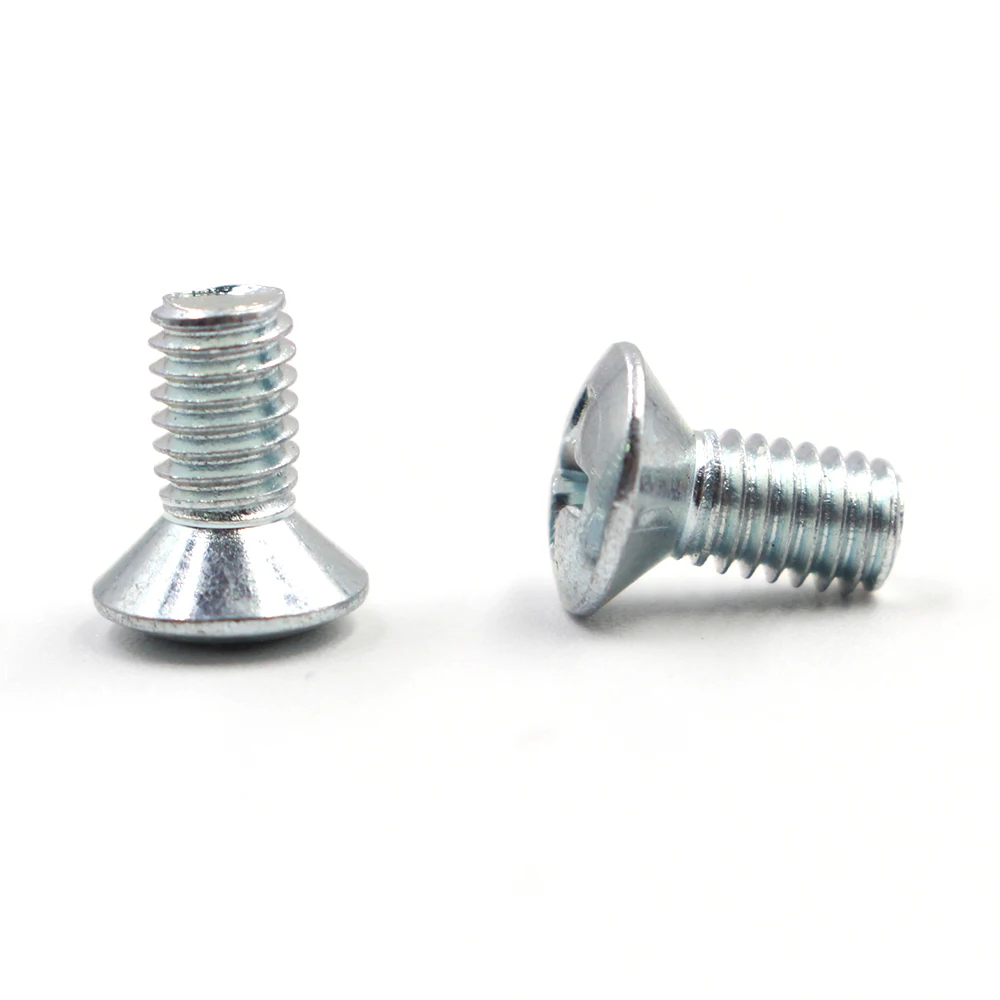 carbon steel screws 6-32 x 5/16 Zinc Plated Oval Head Machine Screw oval head phillips screws