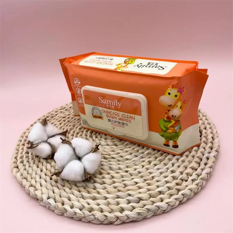 Disposable Baby Diaper Wipes Hypoallergenic and Unscented OEM Organic Baby Water Wipes for sale in good price