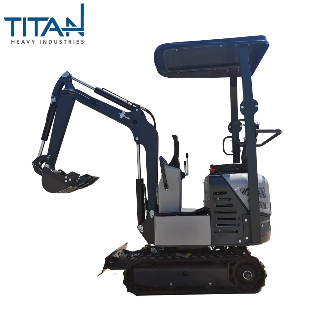 Cheap 1Ton Diesel Engine Crawler Excavator Used Track Shoe for Garden and Mountain Construction for Sale